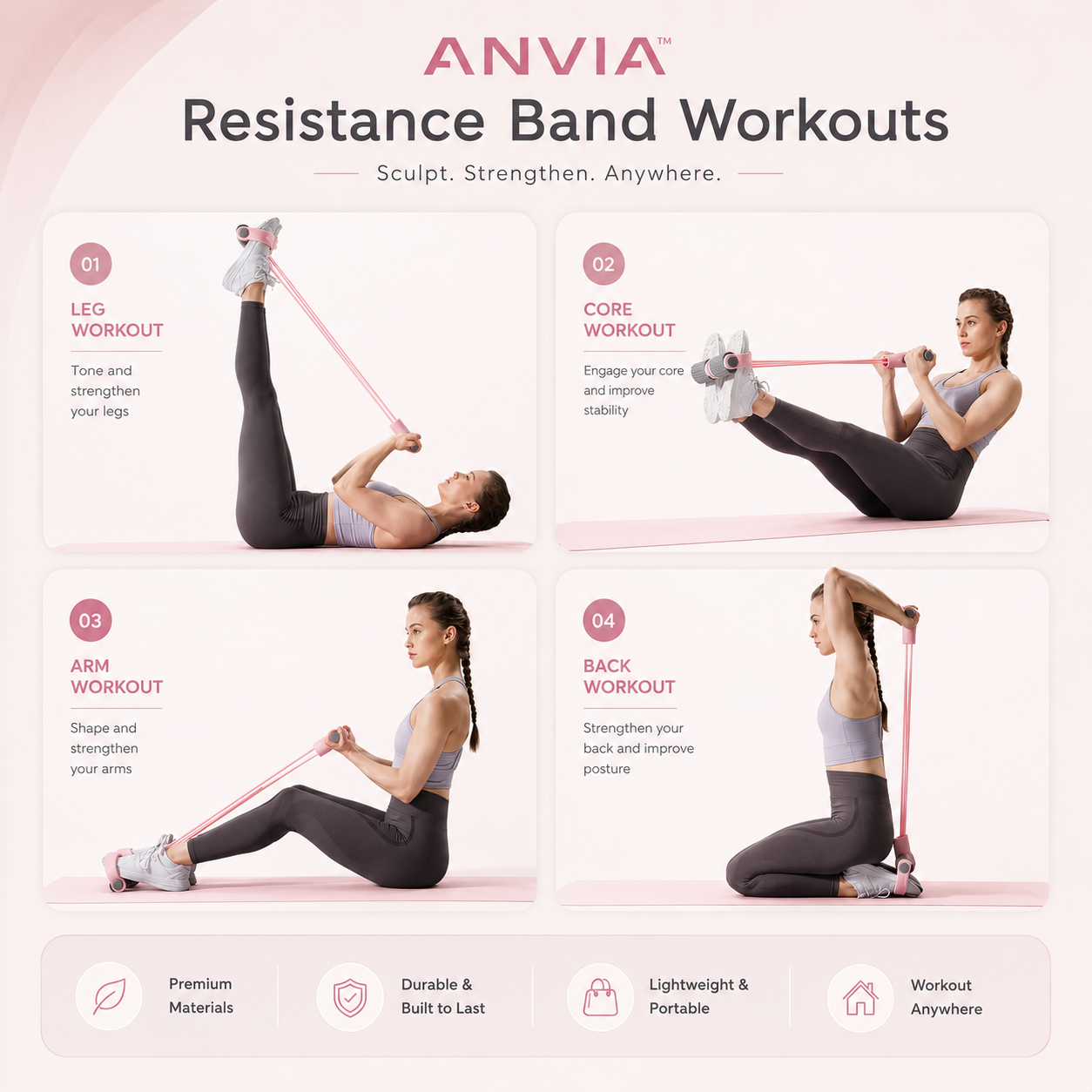 ANVIA™ Full-Body Resistance Trainer